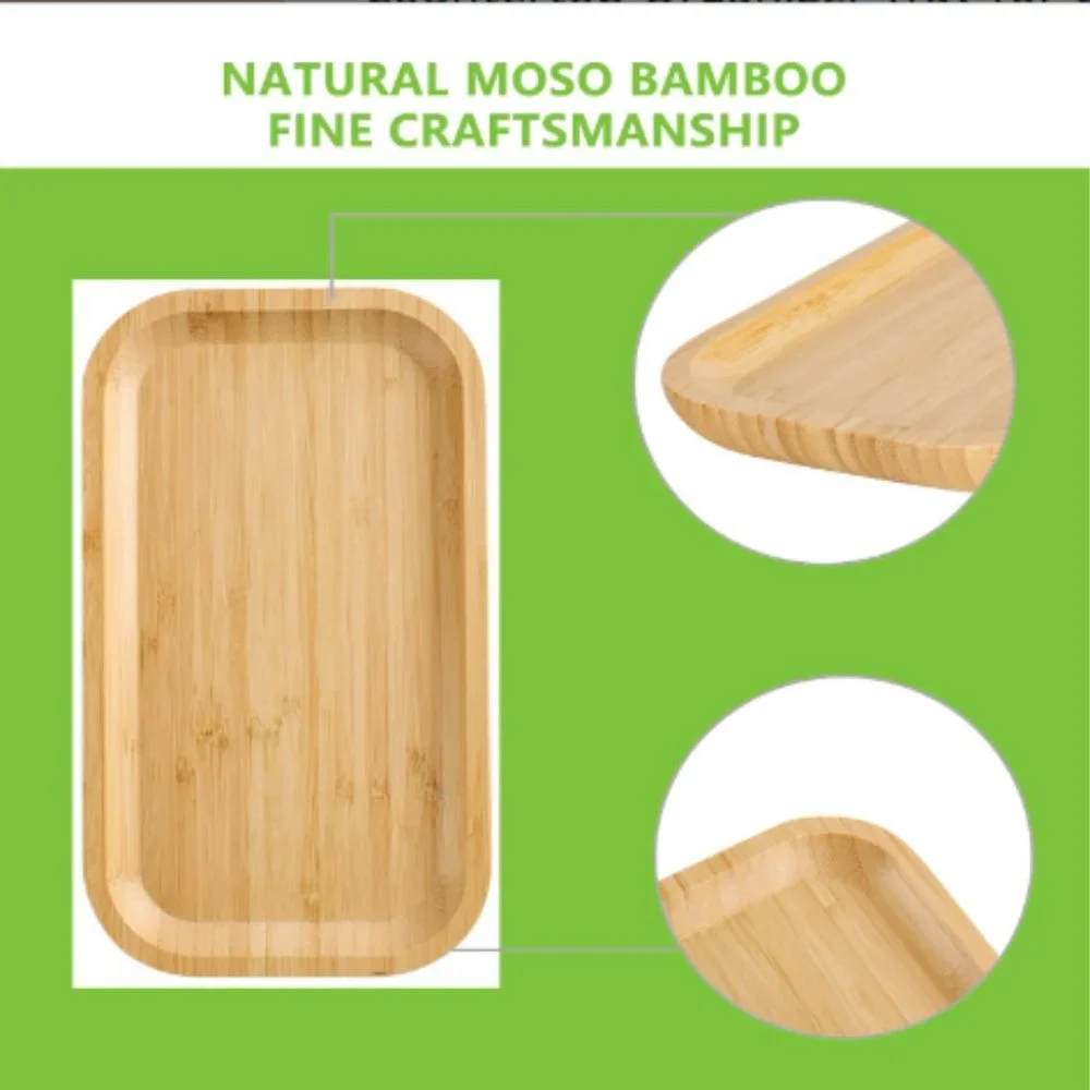 Bamboo Vanity Tray - Bathroom AccessoryTray - Countertop Organizer